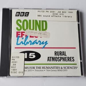 BBC Sound Effects Library International Disc 15 Rural Atmospheres CD 1991